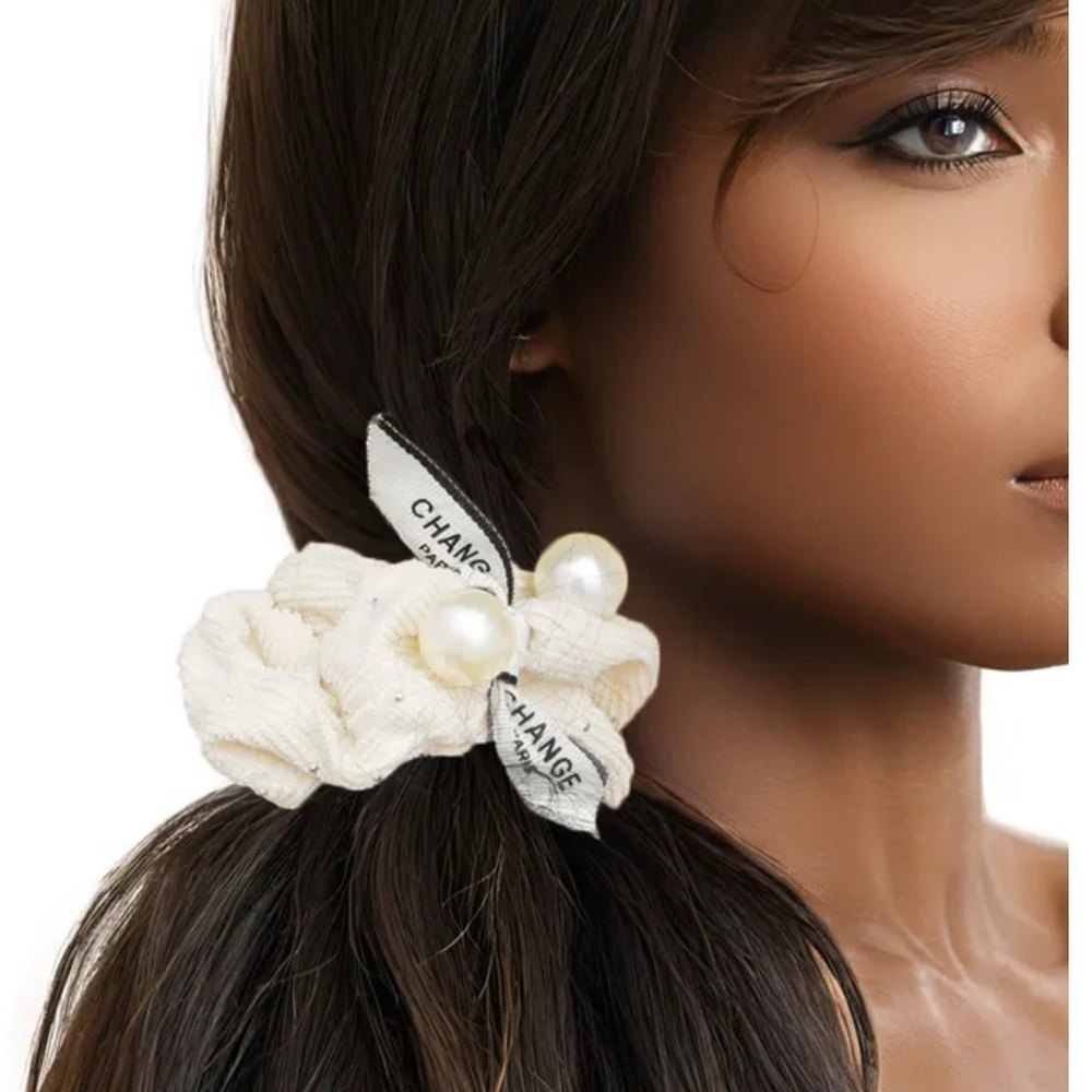 Pearl Paris Ribbed Scrunchie for Women
